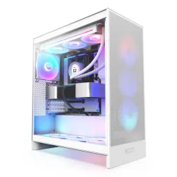 Case-NZXT-H7 Flow RGB-MidiTower-ATX-EATX-MicroATX-MiniITX-Colour White-CM-H72FW-R1