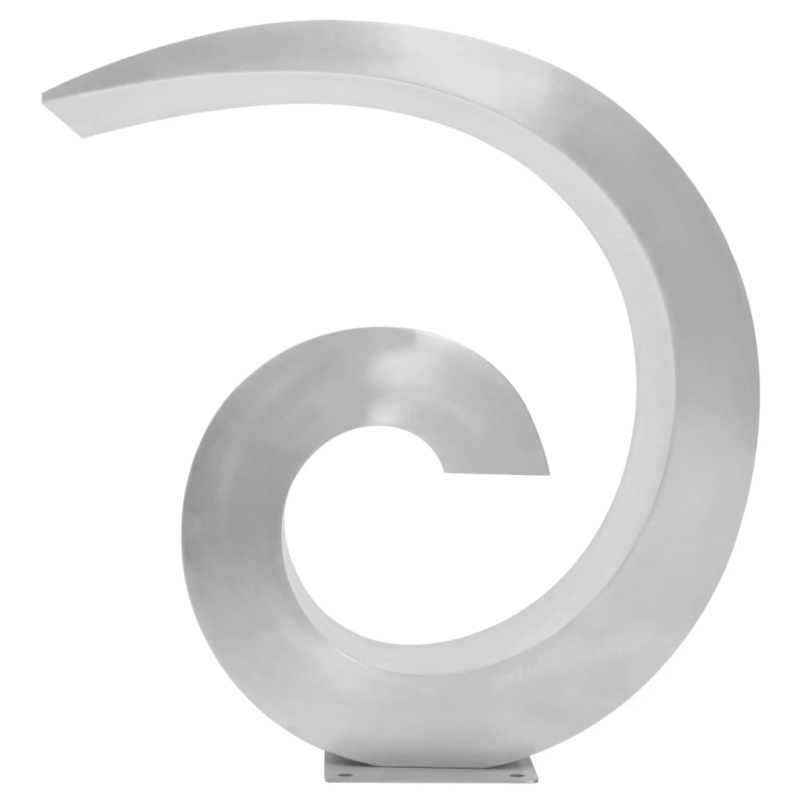 vidaXL baseina strūklaka, 50x30x53 cm, nerūsējošs tērauds, sudraba