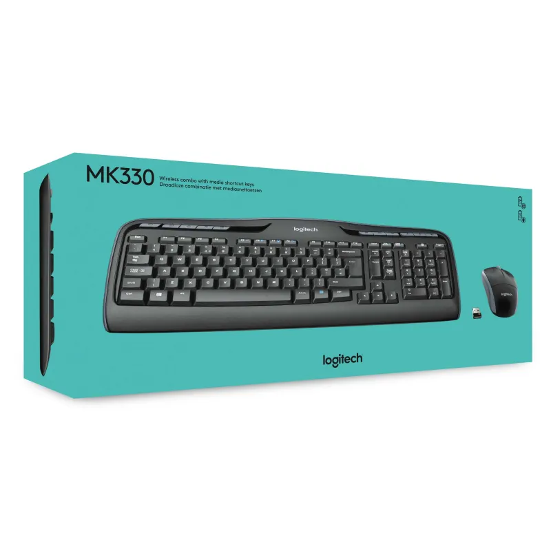 Keyboard +mouse combo mk330-eng 920-003989 logitech