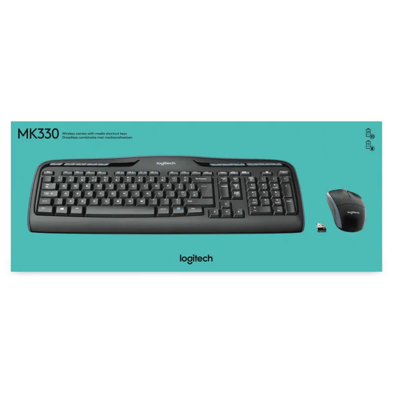 Keyboard +mouse combo mk330-eng 920-003989 logitech