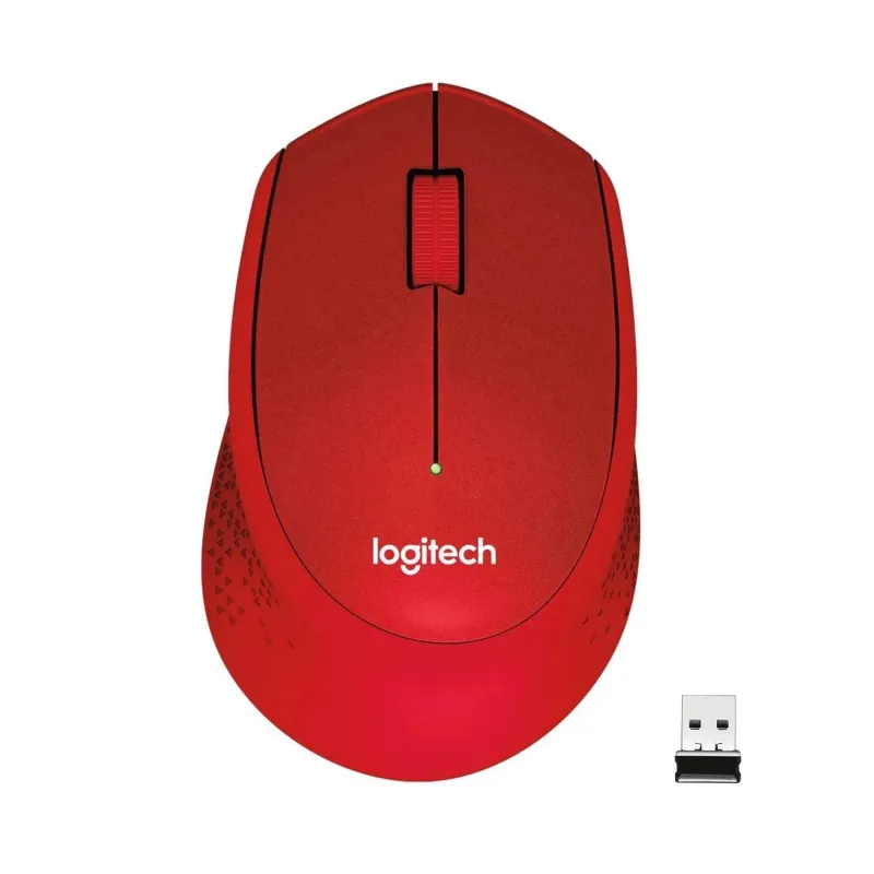 Mouse usb optical wrl m330-silent red 910-004911 logitech