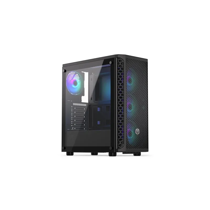 Case-ENDORFY-Signum 300 ARGB-MidiTower-Case product features Transparent panel-Not included-ATX-MicroATX-MiniITX-Colour