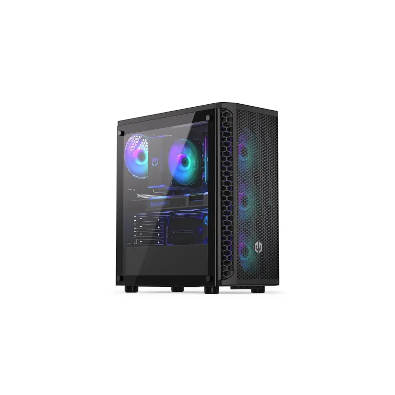 Case-ENDORFY-Signum 300 ARGB-MidiTower-Case product features Transparent panel-Not included-ATX-MicroATX-MiniITX-Colour