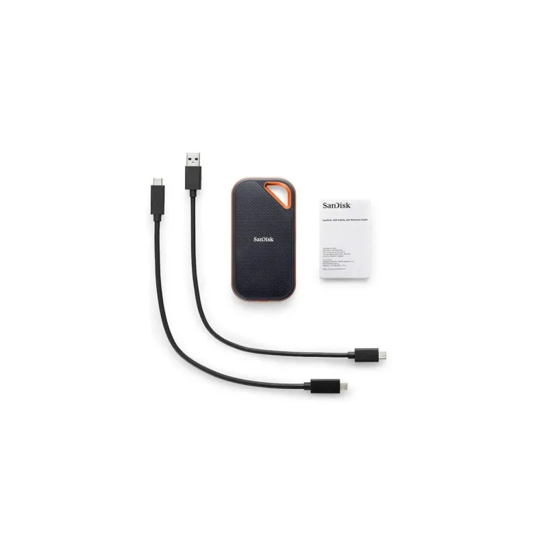 External SSD-SANDISK-Extreme Pro-2TB-Write speed 2000 MBytes-sec-Read speed 2000 MBytes-sec-Proprietary-SDSSDE81-2T00-G25
