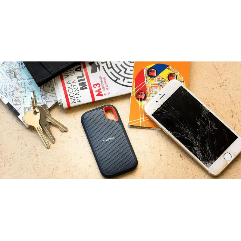 External SSD-SANDISK-Extreme-4TB-Write speed 1000 MBytes-sec-Read speed 1050 MBytes-sec-SDSSDE61-4T00-G25
