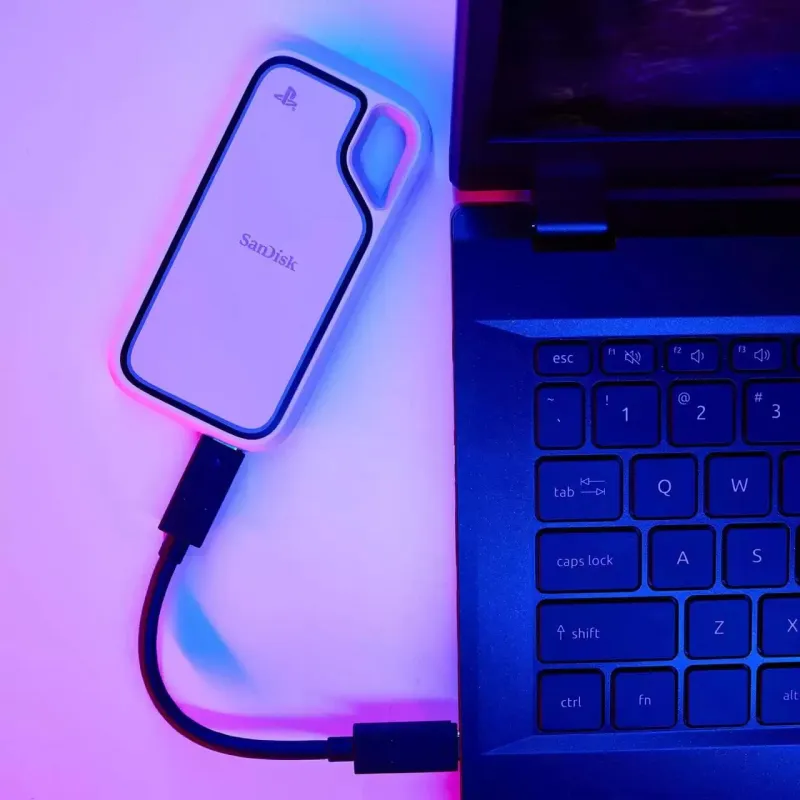 External SSD-SANDISK-Extreme-2TB-USB 3.2-Read speed 1000 MBytes-sec-SDSSDE62P-2T00-G25