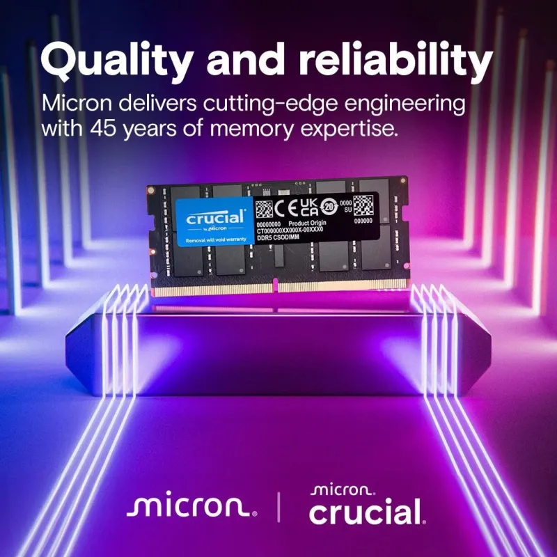Memory dimm pro 32gb ddr5-6400-ct32g64c52cs5 crucial