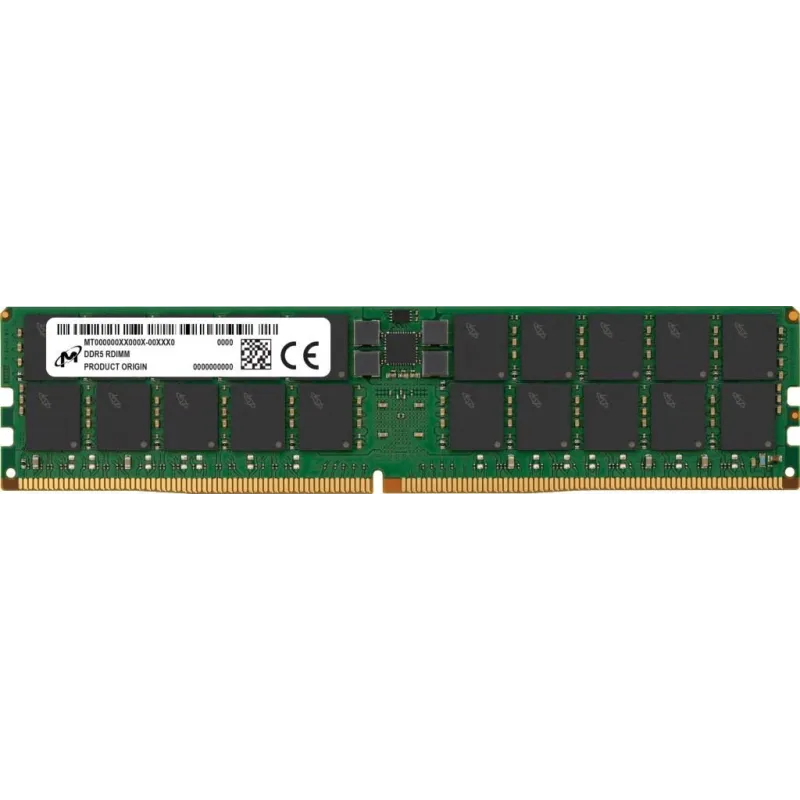 Server Memory Module-MICRON-DDR5-128GB-RDIMM-5600 MHz-CL 46-1.1 V-MTC40F2047S1RC56BR