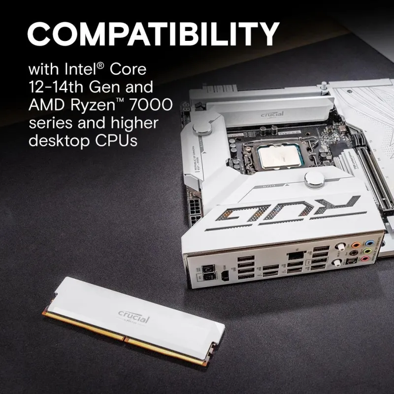 Memory dimm pro 32gb ddr5-6000-kit2 cp2k16g60c36u5w crucial