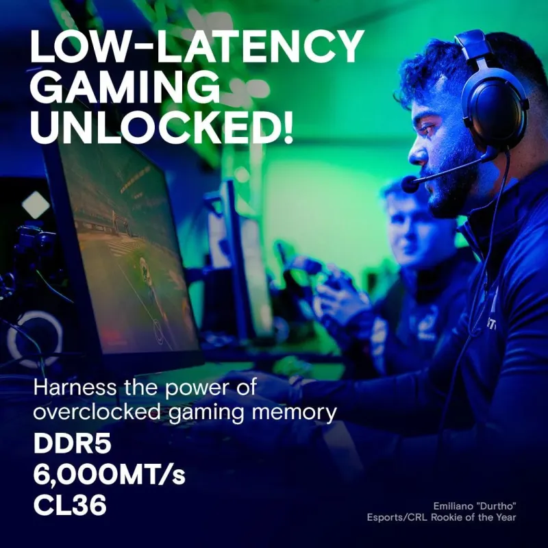 Memory dimm pro 32gb ddr5-6000-kit2 cp2k16g60c36u5w crucial