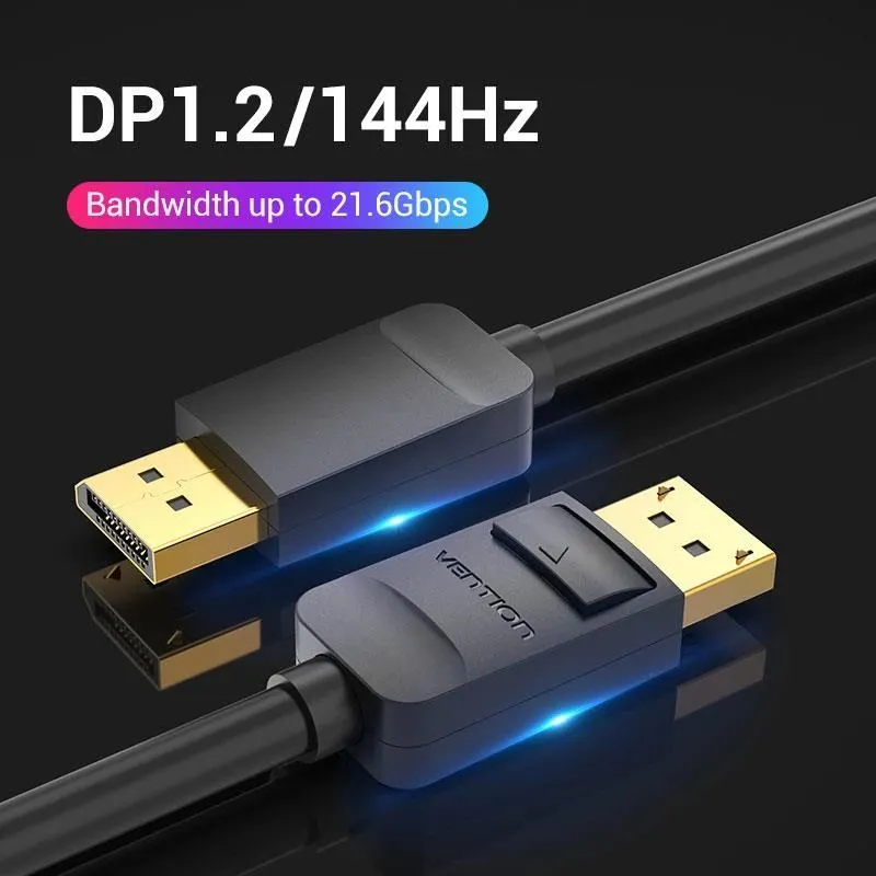 Cable dp 1.5m-black hacbg vention