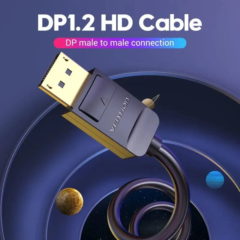 Cable dp 3m-black hacbi vention