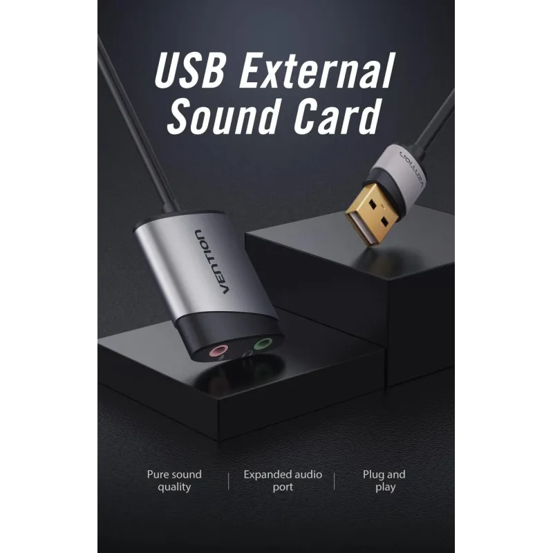 Sound card usb 2-port-0.15m cdkhb vention
