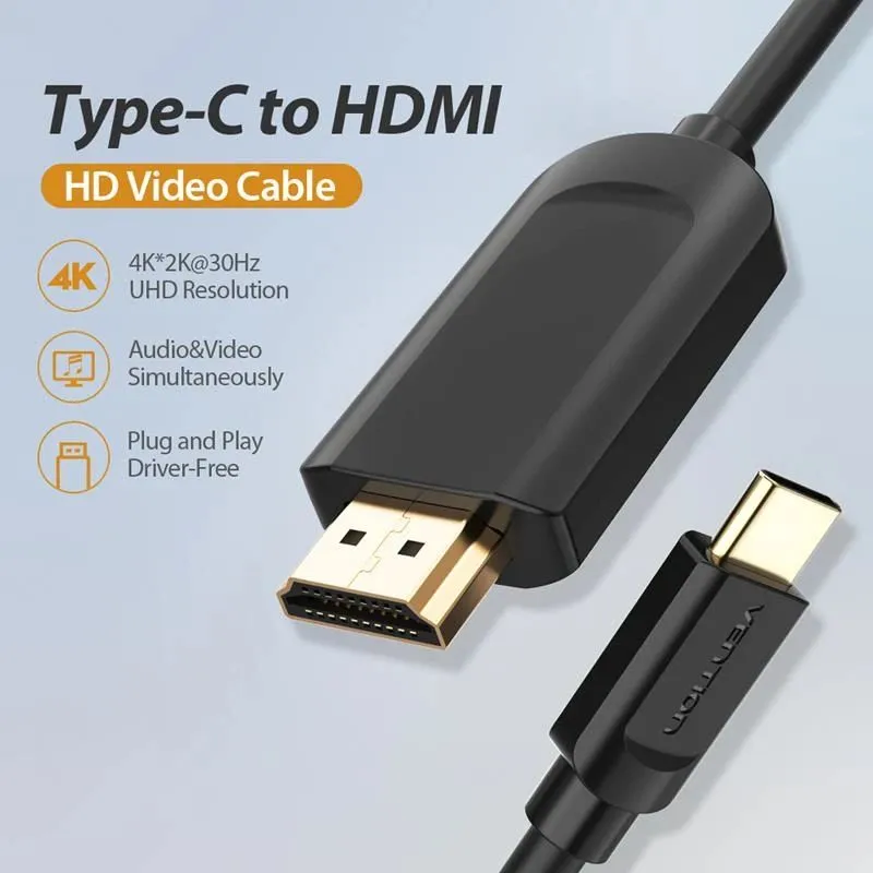 Cable hdmi to usb-c 1.5m-cgubg vention