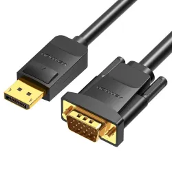 Cable dp to vga 2m-black hblbh vention