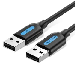 Cable usb2.0 male to male-2m black cojbh vention