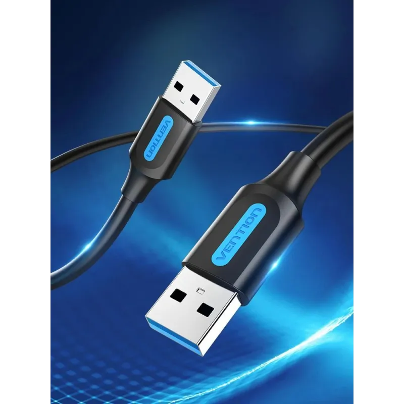 Cable usb3.0 male to male-0.5m black conbd vention