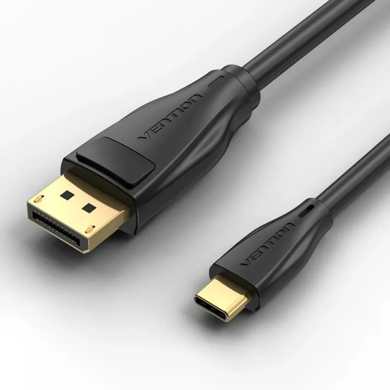 Cable dp to usb-c 8k hd-2m black cgybh vention