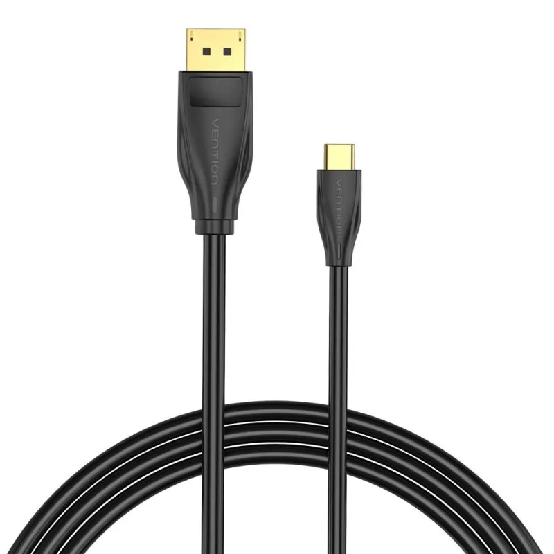 Cable dp to usb-c 8k hd-2m black cgybh vention