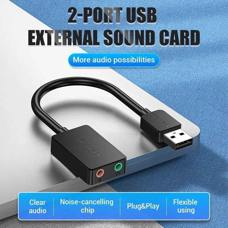 Sound card usb 2-port-0.15m cdyb0 vention