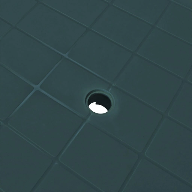 vidaXL dārza galds, 101x68x72 cm, zaļa plastmasa