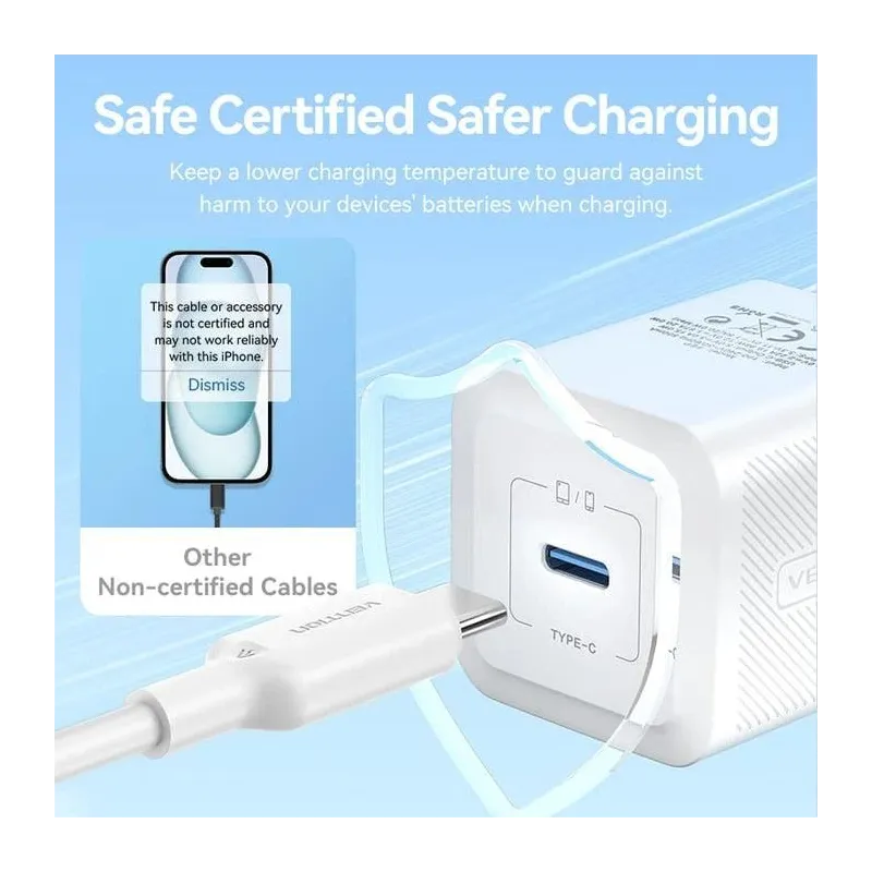 Cable usb-c to usb-c-1m black trcbf vention
