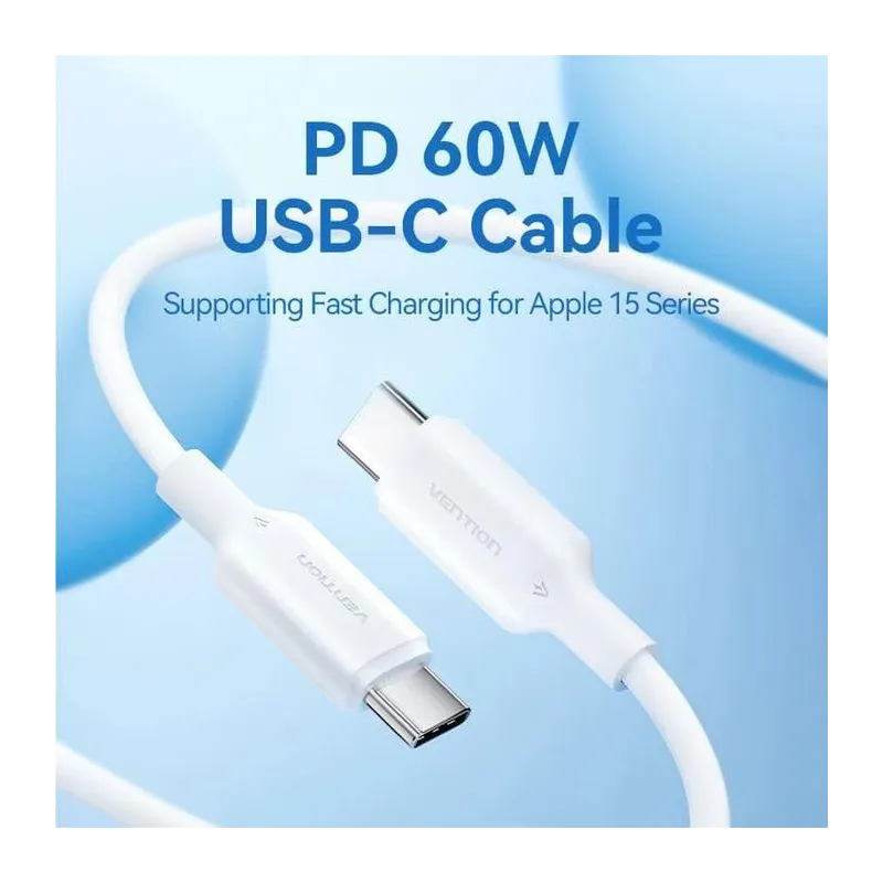 Cable usb-c to usb-c-1m black trcbf vention
