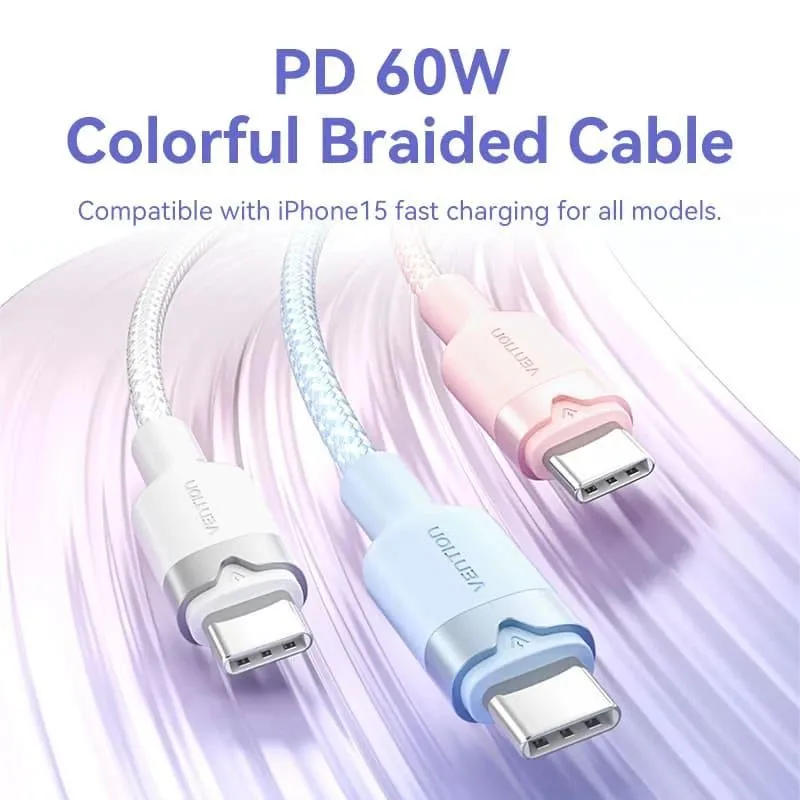Cable usb-c to usb-c-1m white trdwf vention