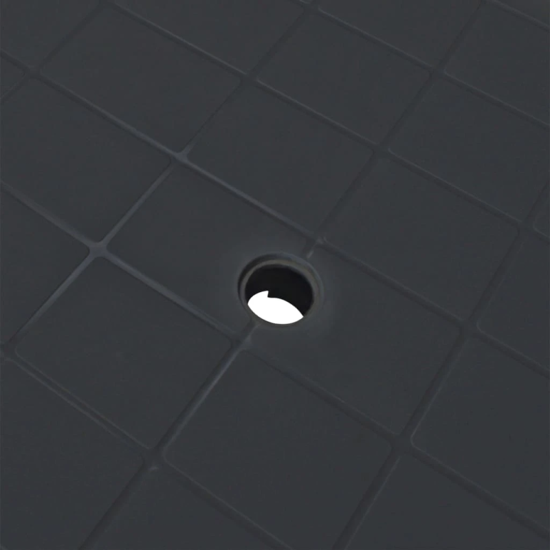 vidaXL dārza galds, 101x68x72 cm, antracītpelēka plastmasa