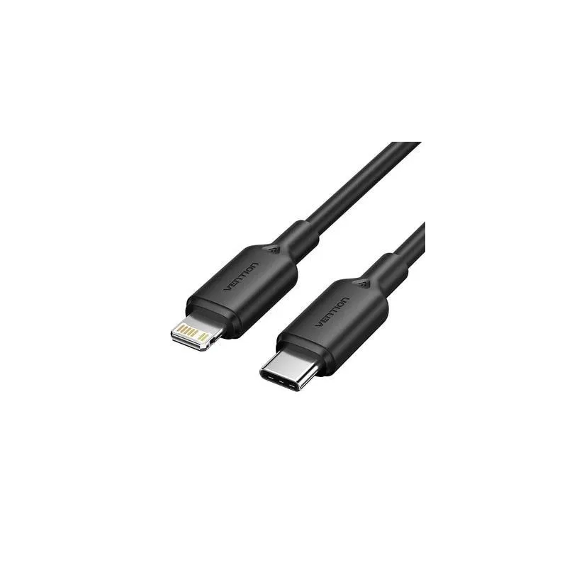 Cable usb-c to lightning-2m black lakbh vention