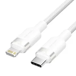 Cable usb-c to lightning-2m white lalwh vention