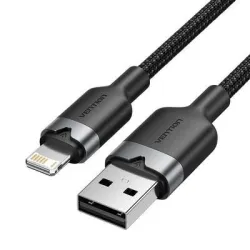 Cable usb2.0 to lightning-1m black lanbf vention