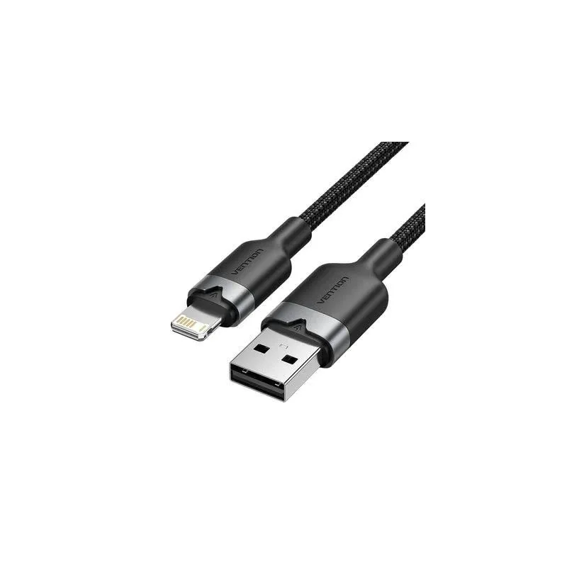 Cable usb2.0 to lightning-1m black lanbf vention
