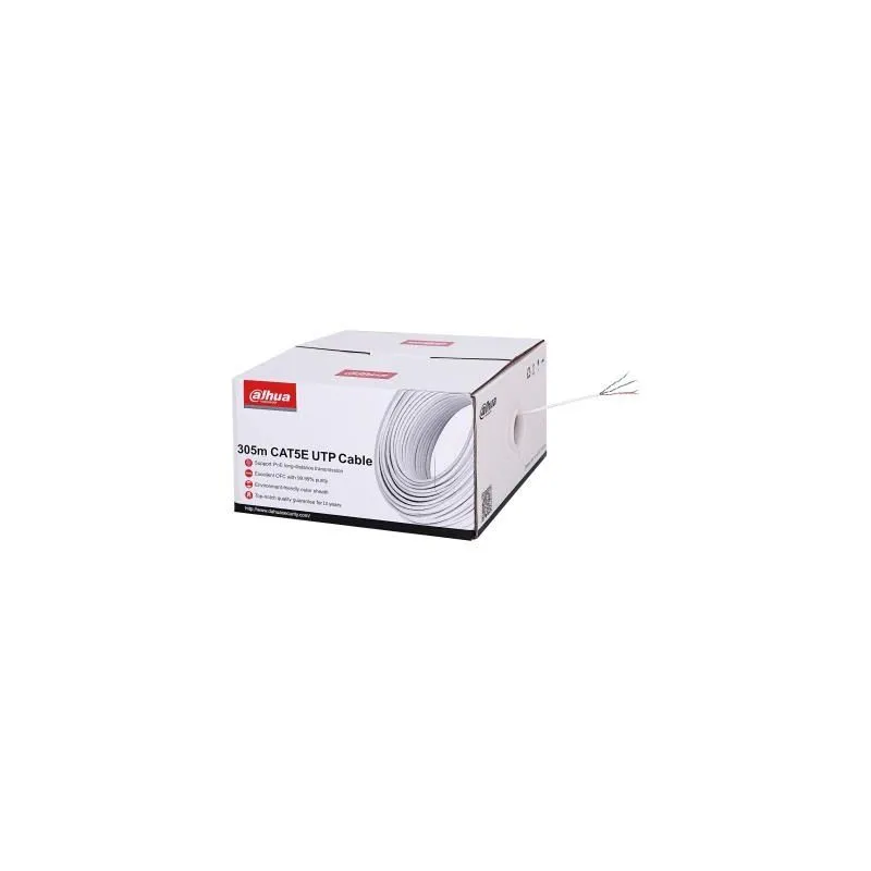 Cable cat5e utp 305m white-pfm920i-5eu-c dahua