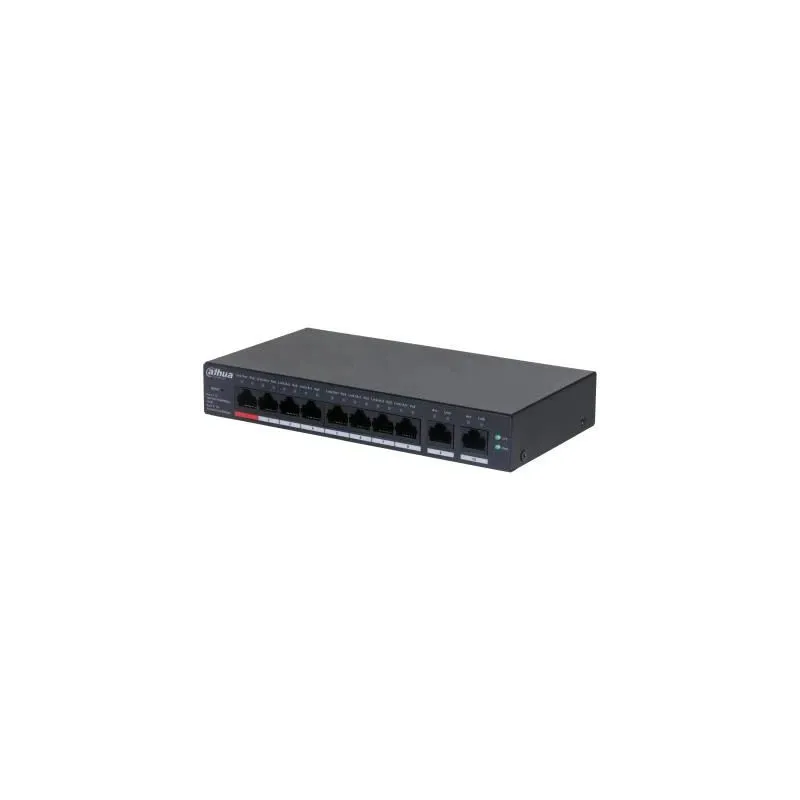 Switch-DAHUA-CS4010-8GT-110-Type L2-Desktop-pedestal-8x10Base-T - 100Base-TX - 1000Base-T-PoE ports 8-DH-CS4010-8GT-110