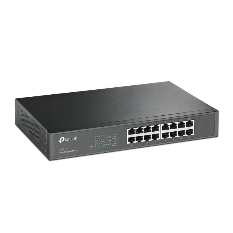 Switch-TP-LINK-16x10Base-T - 100Base-TX - 1000Base-T-TL-SG1016D