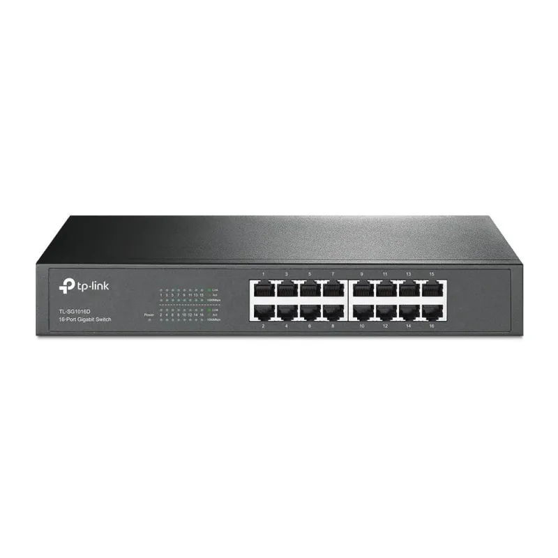 Switch-TP-LINK-16x10Base-T - 100Base-TX - 1000Base-T-TL-SG1016D
