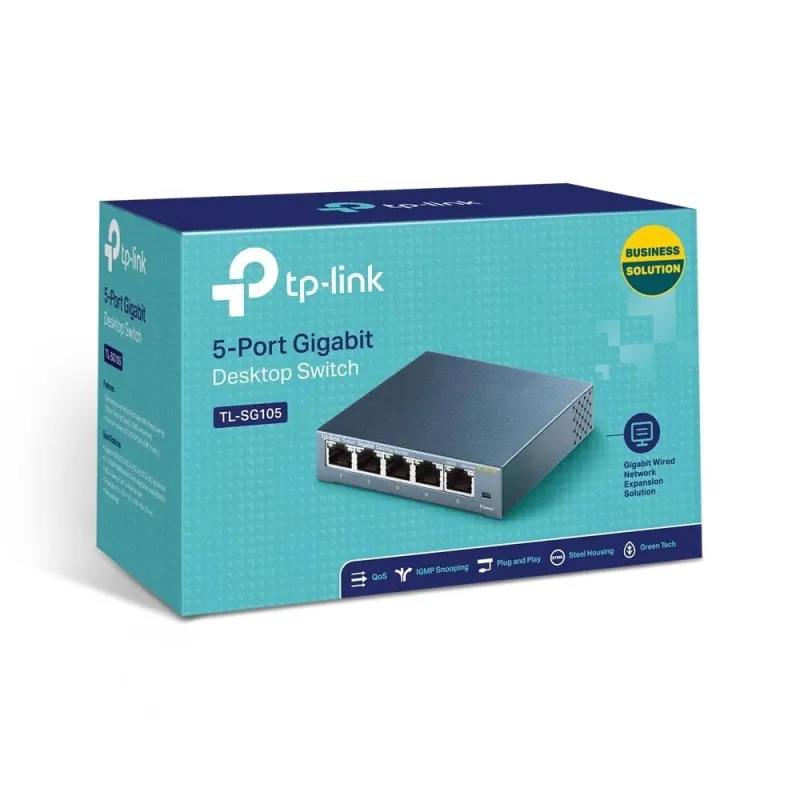 Switch-TP-LINK-5x10Base-T - 100Base-TX - 1000Base-T-TL-SG105