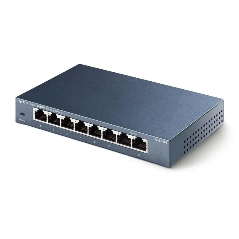 Switch-TP-LINK-8x10Base-T - 100Base-TX - 1000Base-T-TL-SG108