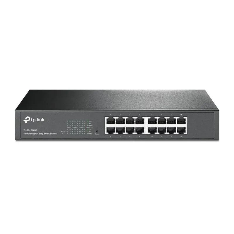 Switch-TP-LINK-16x10Base-T - 100Base-TX - 1000Base-T-TL-SG1016DE