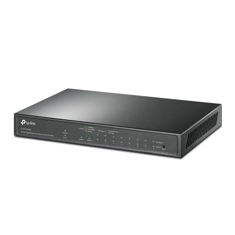 Switch-TP-LINK-Desktop-pedestal-9x10Base-T - 100Base-TX - 1000Base-T-1x10-100-1000BASE-T-SFP combo-PoE+ ports 8-123