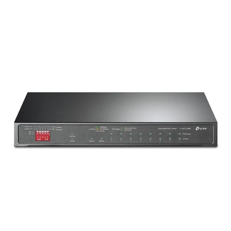 Switch-TP-LINK-1xSFP-PoE+ ports 8-TL-SG1210MP