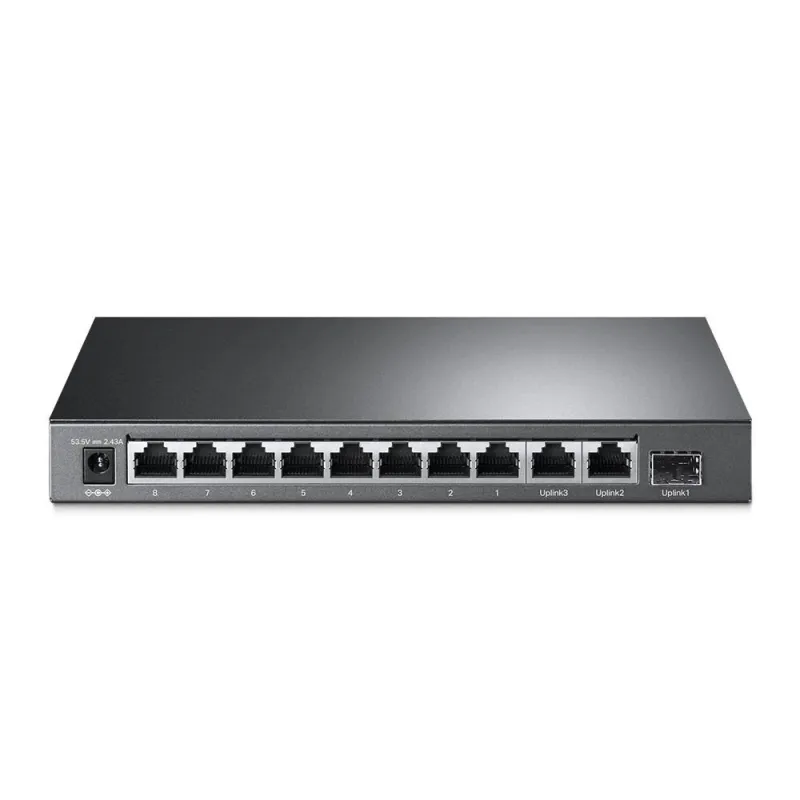 Switch-TP-LINK-1xSFP-PoE+ ports 8-TL-SG1210MP