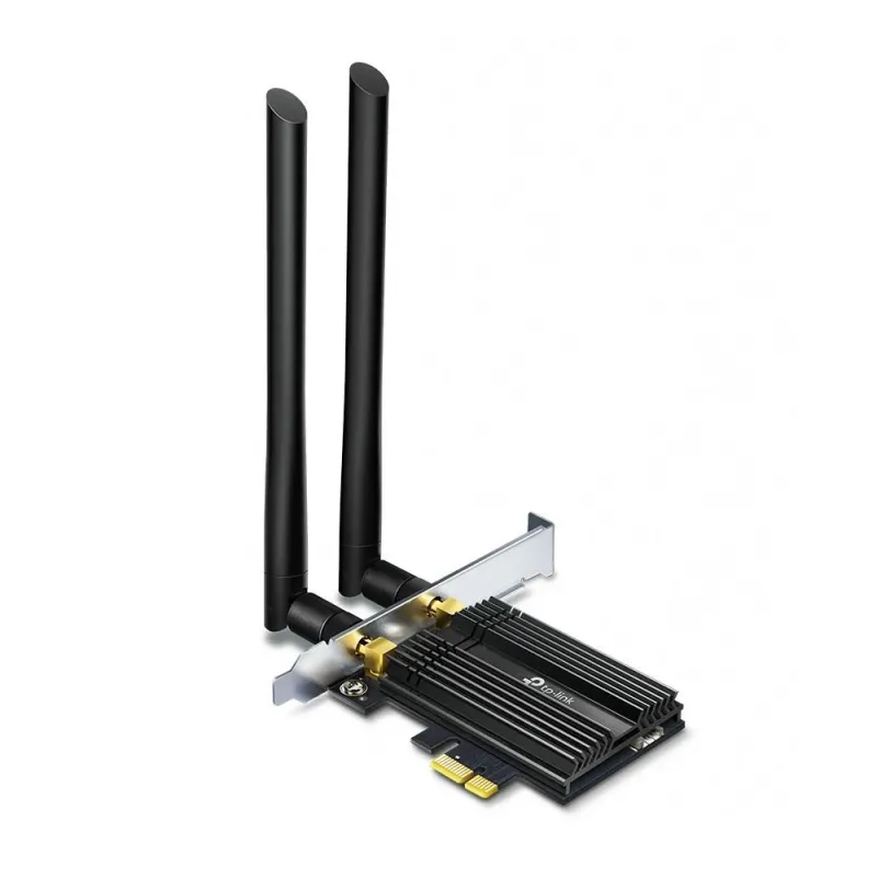 Dual Band - TP-LINK - Archer Wi-Fi 6 Bluetooth 5.0 PCIe Adapter - TX50E - 2.4GHz-5GHz - Antenna type 2xExternal