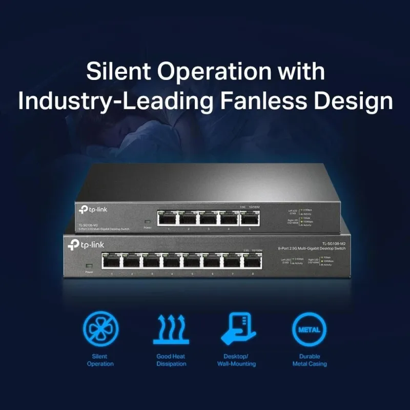 Switch-TP-LINK-TL-SG105-M2-Desktop-pedestal-TL-SG105-M2