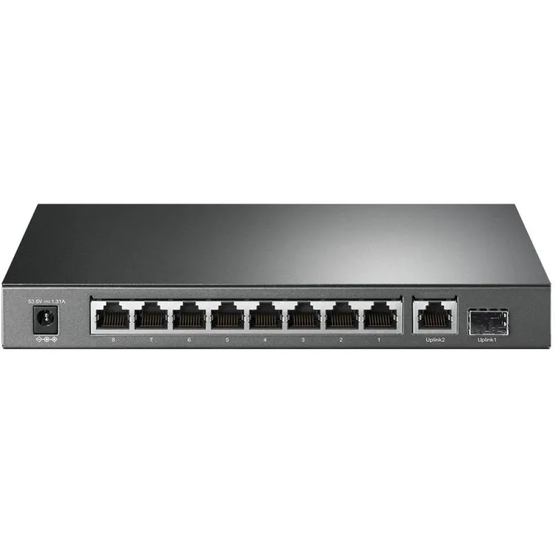 TP-LINK - Switch - TL-SG1210P - Unmanaged - Desktop - Gigabit Ethernet ,copper, ports quantity 1 - SFP ports quantity 1 - PoE+