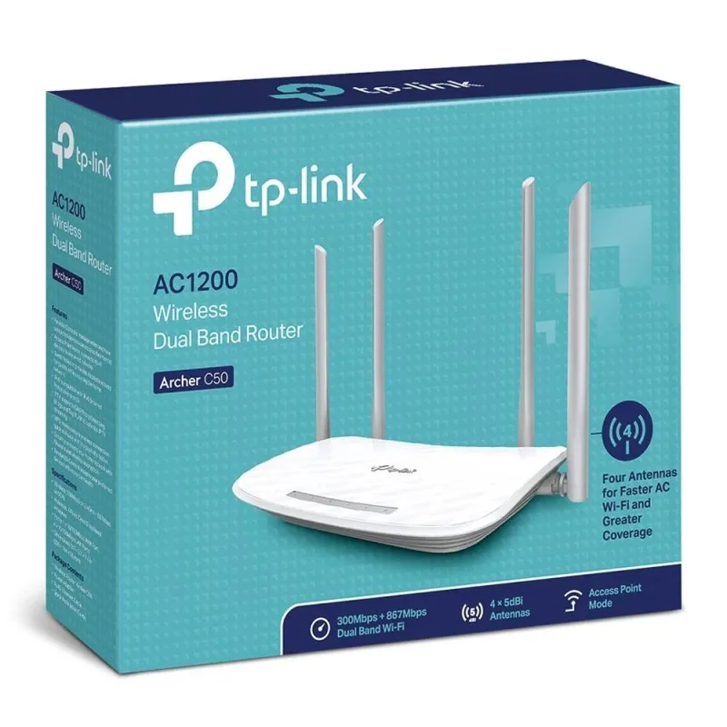 Wireless Router-TP-LINK-Wireless Router-1200 Mbps-IEEE 802.11a-IEEE 802.11b-IEEE 802.11g-IEEE 802.11n-IEEE 802.11ac-1