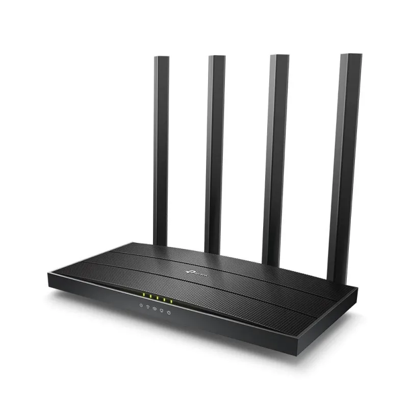 Wireless Router-TP-LINK-Wireless Router-1200 Mbps-Wi-Fi 5-1 WAN-4x10-100-1000M-Number of antennas 4-ARCHERC6