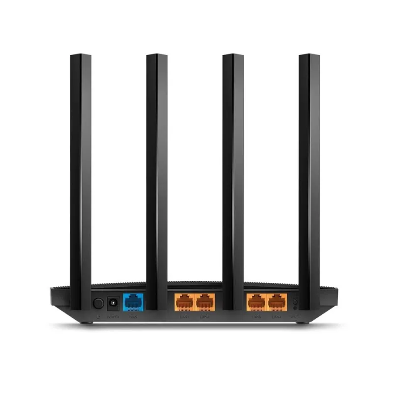 Wireless Router-TP-LINK-Wireless Router-1200 Mbps-Wi-Fi 5-1 WAN-4x10-100-1000M-Number of antennas 4-ARCHERC6