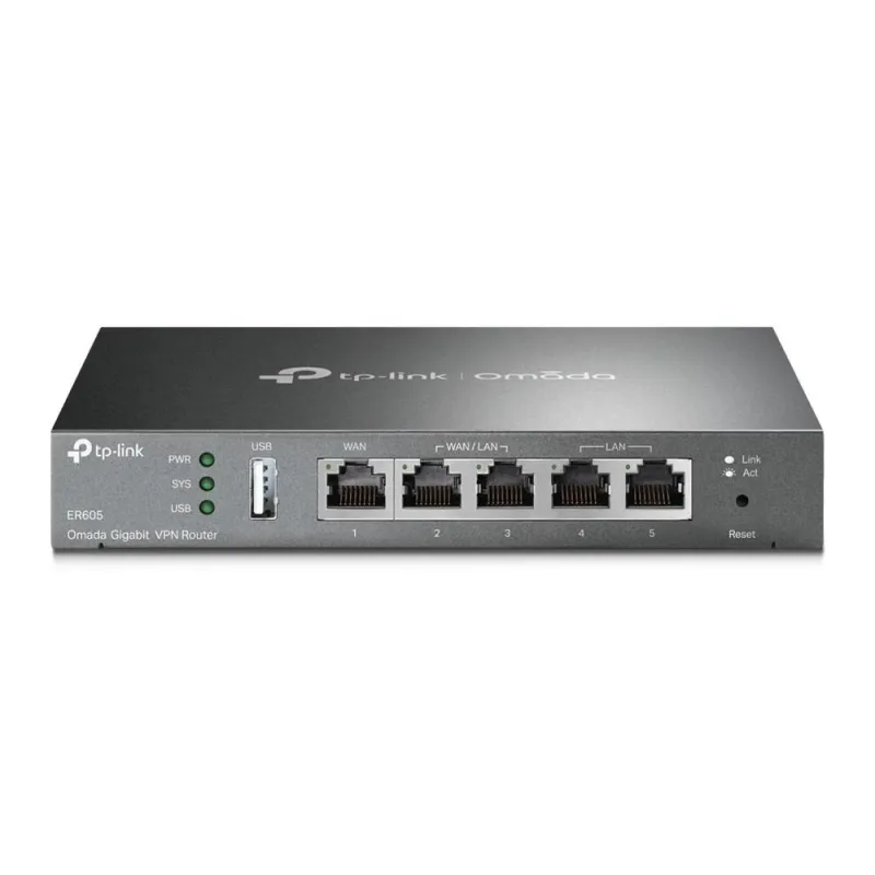 Net router 1000m 5p vpn-omada er605 tp-link